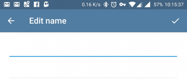 Telegram Blank Profile Edit Name