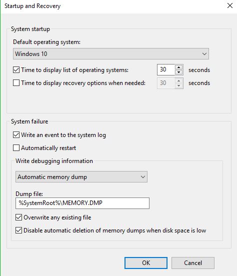 How to Enable Windows Memory DUMP