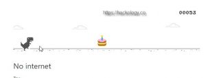 Google Chrome Dinosaur Game Hack