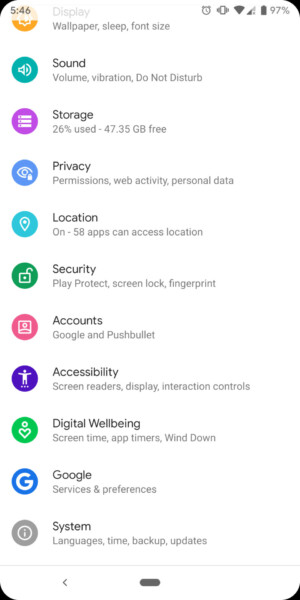 android Q device privacy