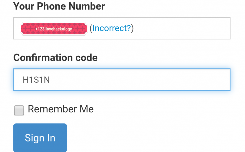 Enter Telegram Confirmation Code