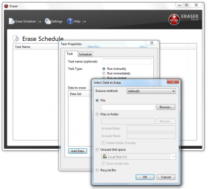 Eraser Windows to permanently delete data