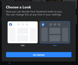 Facebook Beta Dark Mode