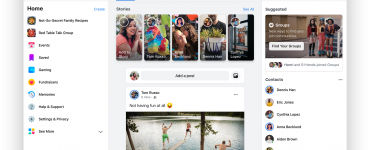 New Facebook Design