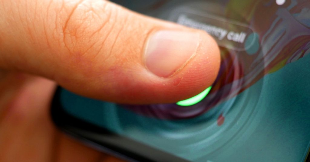 Samsung A70 Fingerprint Sensor
