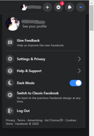 Switch to Classic Facebook from Facebook New Design
