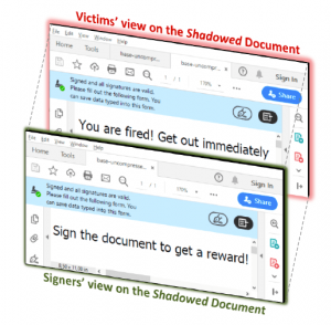 PDF Hacking Shadow Attacks